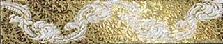 Lord ceramica Oriental art бордюр Listello Oro 25*6