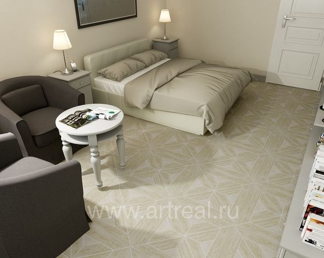 Керамогранит Grasaro Parquet Art в интерьере