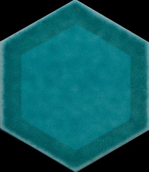 Cerasadra Sardinia настенная плитка Esagona Cornice Acqua 25.4*29.4