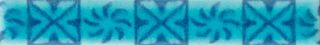 Cerasadra Sardinia бордюр Listello Archivio D Azzurro Mare 3*20