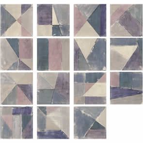 Mainzu Cementine настенная плитка Decor Brush Azul 20*20