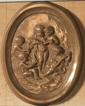 Edilgres sirio Trevi декор Dec. Osiride ovale bronzo 17*21