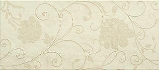 Impronta Marmol D декор Travertino Bianco Decoro Floreale 56*25