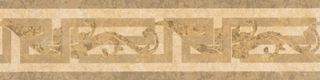 Gardenia (Versace) Palace Living Gold бордюр Fascia Foglia Beige 118401 39.4*9.8