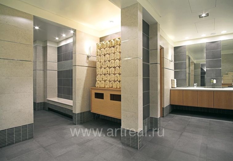 Керамогранит Apavisa Limestone в интерьере
