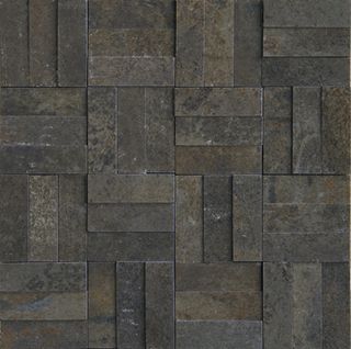 Apavisa Xtreme мозаика Black Lappato Mosaico Brick 29.75*29.75