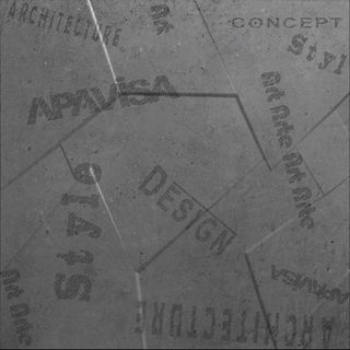 Apavisa Anarchy декор Anthracite Natural Prism Letters 60*60