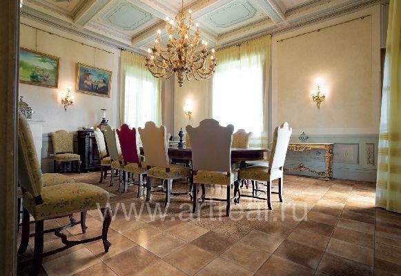 Керамогранит Gardenia Orchidea Cotto reale в интерьере