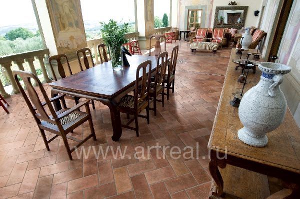 Керамогранит Gardenia Orchidea Cotto reale в интерьере