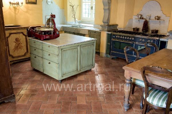 Керамогранит Gardenia Orchidea Cotto reale в интерьере