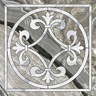 Colorker Invictus декор Invictus Amber Centro Roseton 58.5*58.5