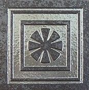 Colorker Invictus вставка Taco Tondo Silver 10*10