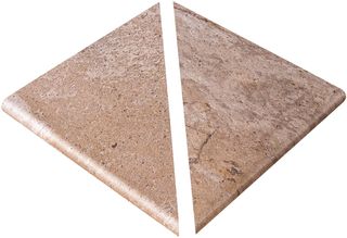 Domus Linea угловая ступень Angolo Gradino Avana 35*35