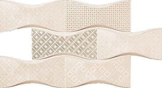 Azteca Elite декор Puzzle 30 Beige 15*30