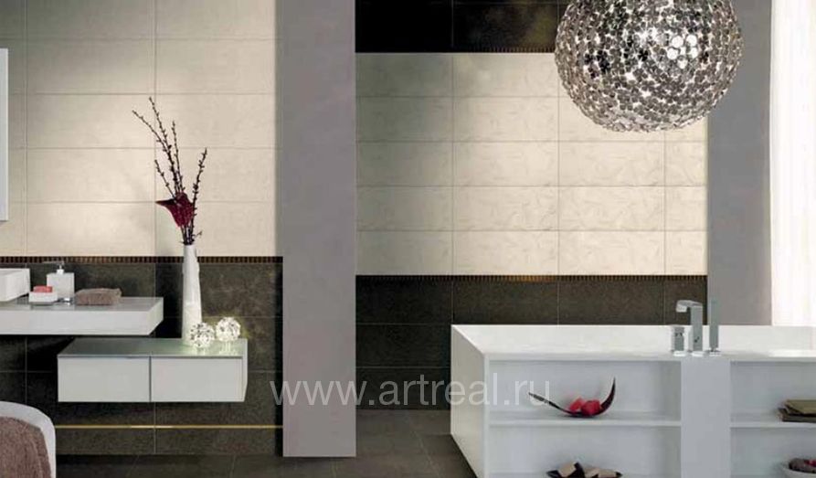 Керамическая плитка Gardenia Orchidea Textile в интерьере