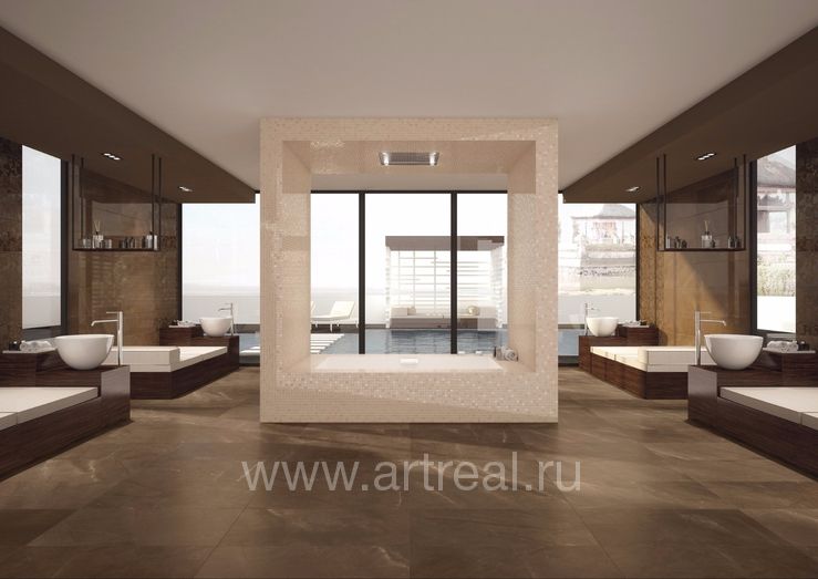 Керамогранит Marca Corona Deluxe в интерьере