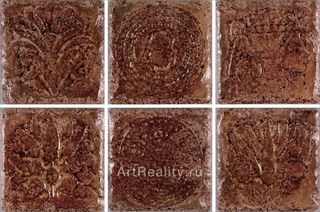 Cerdomus Kyrah декор Decor Mandana Red BR 1-6 10*10