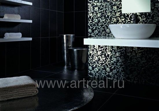 Керамическая плитка Tagina Fleur deco в интерьере