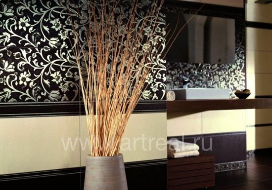Керамическая плитка Tagina Fleur deco в интерьере
