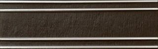 Бордюр listello righe rilievo argento Brown 60*8