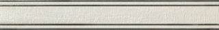 Бордюр listello righe raye argento White 60*3