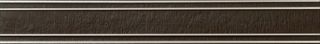 Бордюр listello righe rilievo argento Brown 60*3