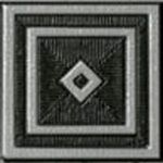 Декор tozzetto raye argento Black 10*10