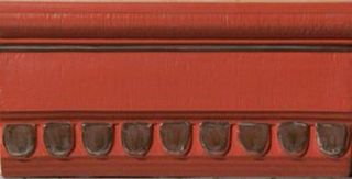 Плинтус cornice fotofera argento Red 30*15