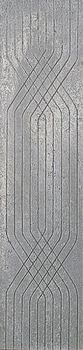Декор Listone Conio Losanghe Grigio Manganite 15*60