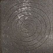 Декор Quadrotta Conio Spirali Nero Fuliggine 15*15