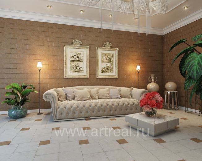 Керамогранит Del Conca HCP в интерьере