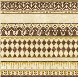 Eco Ceramica Elda бордюр Cenefa Elda Marfil 45*45