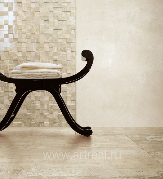 Керамогранит Rex Travertini Di Rex в интерьере