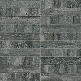 Rex Travertini Di Rex мозаика Black Mos. 3X15 Matte 30*30