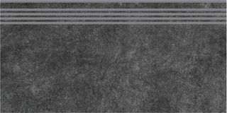 Kerama Marazzi Королевская дорога фронтальная ступень Черный 30*60