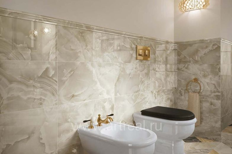 Керамогранит Atlas Concorde Supernova Onyx в интерьере