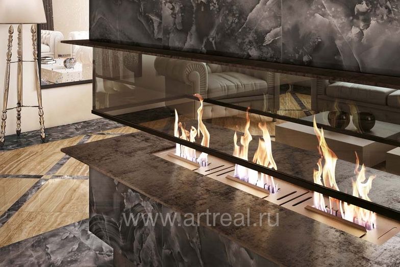 Керамогранит Atlas Concorde Supernova Onyx в интерьере