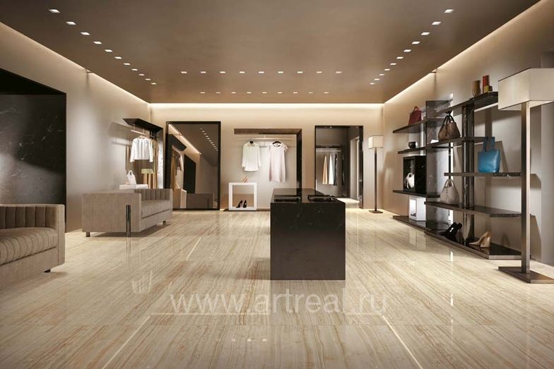 Керамогранит Atlas Concorde Supernova Onyx в интерьере