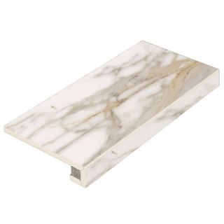 Italon Charme Evo фронтальная ступень Calacatta Scalino Frontale 33*80