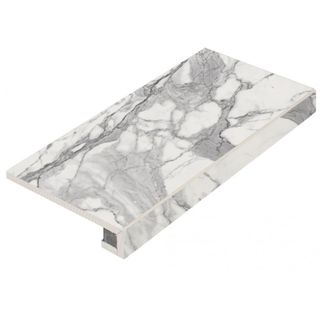 Italon Charme Evo фронтальная ступень Statuario Scalino Frontale 33*80