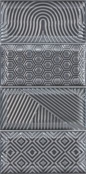 Декор Paradise Dark Grey 7.5*15