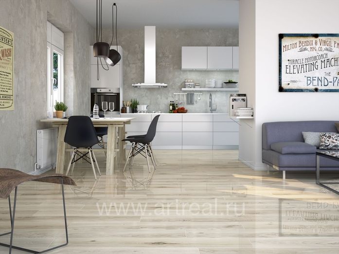 Керамогранит APE Copenhague в интерьере