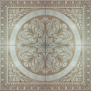 Kerlife Daino royal декор Ros. Versalles-P Crema 45*45