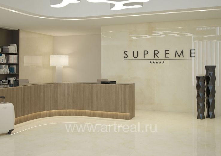 Керамогранит Coverlam Supreme в интерьере