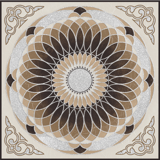 Декор Rosone Singolo Sabbia 48.15*48.15