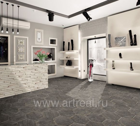 Natucer Retro Керамогранит Natucer Retro в интерьере