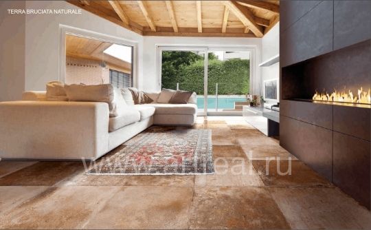 Керамогранит Brennero Terra в интерьере