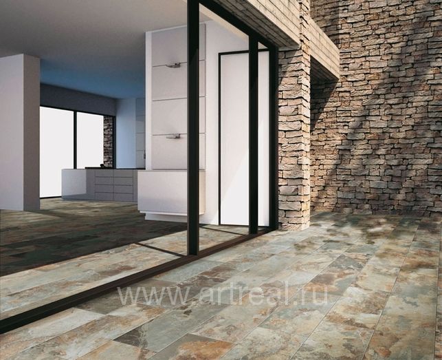 Керамогранит Vallelunga Pietra Lavica в интерьере