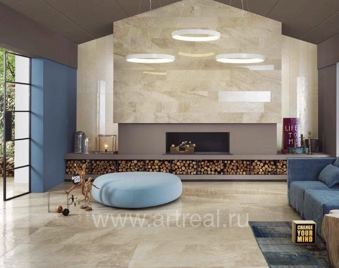 Керамогранит Impronta Beige Experience в интерьере