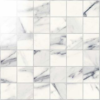 Novabell Imperial мозаика Mosaico Lapp. Calacatta Bianco 30*30
